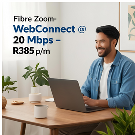 Fibre Zoom-Webconnect @ 20 Mbps