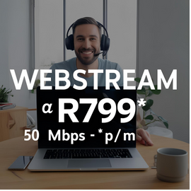 Webstream @ 50 Mbps
