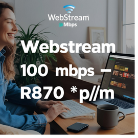 Webstream @ 100 Mbps